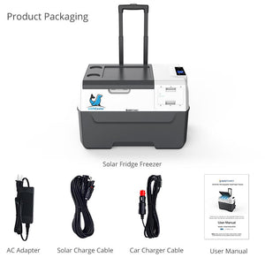 ACOPOWER LionCooler X30A Combo, 32 Quarts Solar Freezer & Extra 173Wh Battery (2 Batteries) - FLOWCHA FashionxBeauty
