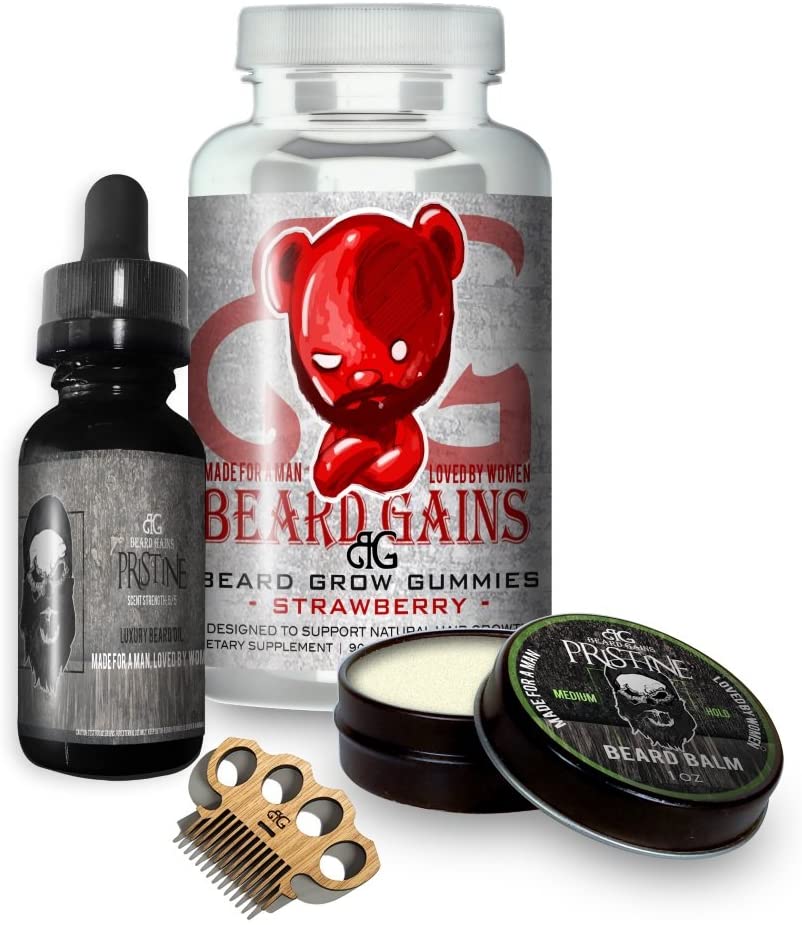Beard Growth Kit - Grow a Thicker, Fuller, and Healthier Beard - FLOWCHA FashionxBeauty