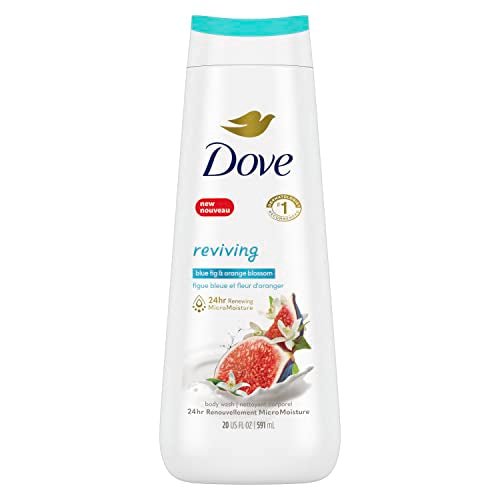 Dove Body Wash Reviving Blue Fig & Orange Blossom Reviving Moisture for 24hr Moisture. - FLOWCHA FashionxBeauty