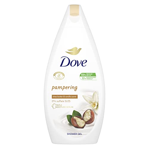 Dove with Shea Butter and Warm Vanilla Body Wash 500 ML - FLOWCHA FashionxBeauty