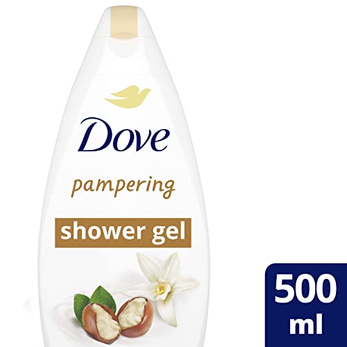Dove with Shea Butter and Warm Vanilla Body Wash 500 ML - FLOWCHA FashionxBeauty