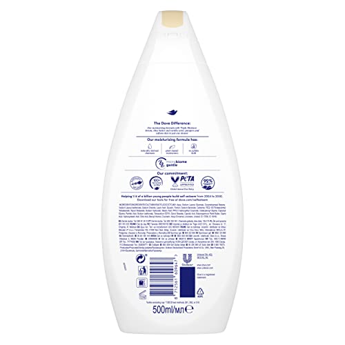 Dove with Shea Butter and Warm Vanilla Body Wash 500 ML - FLOWCHA FashionxBeauty