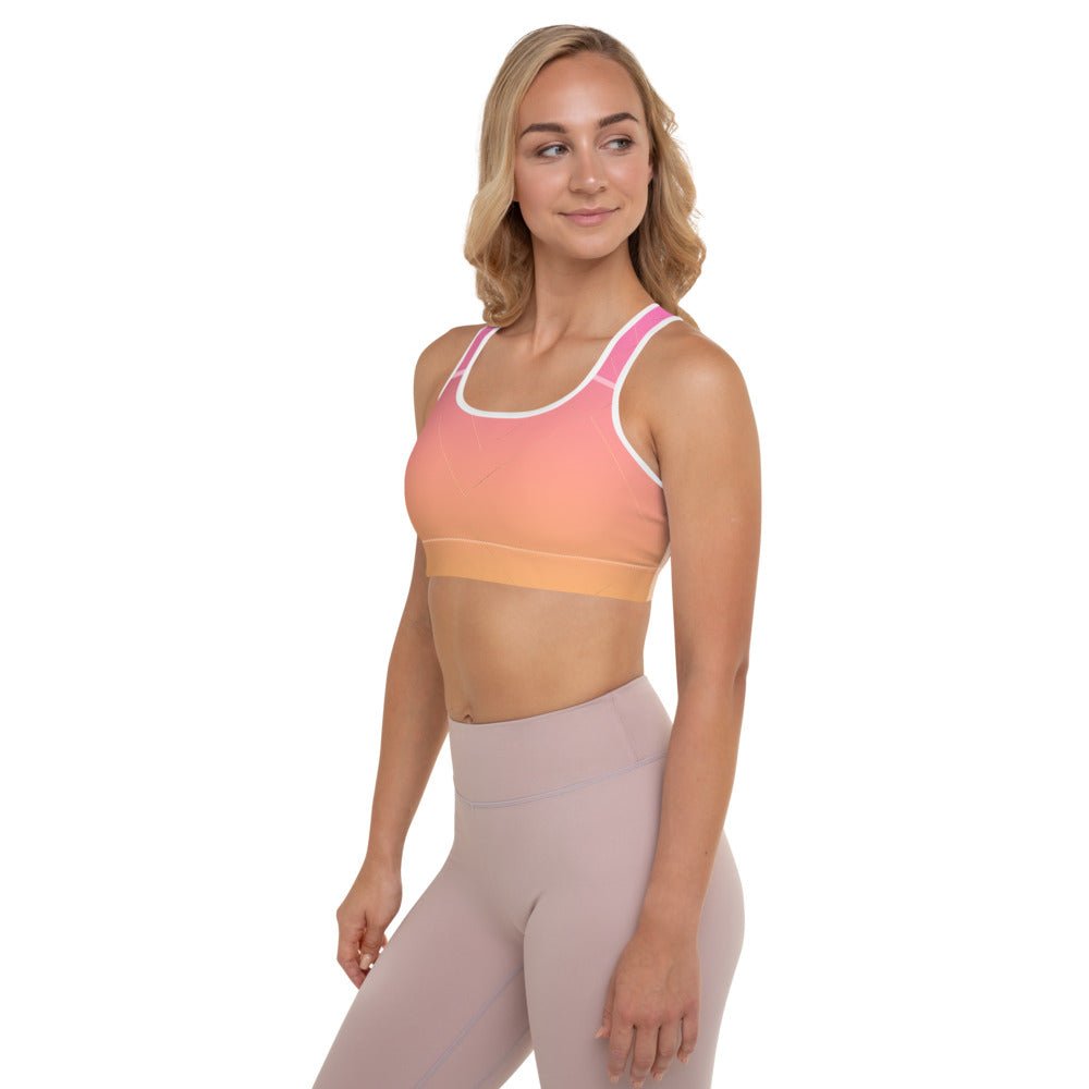 Happy Jungle Nº3 - Women Racerback Sports Bra - High Impact Workout Gym Activewear Bra - FLOWCHA FashionxBeauty