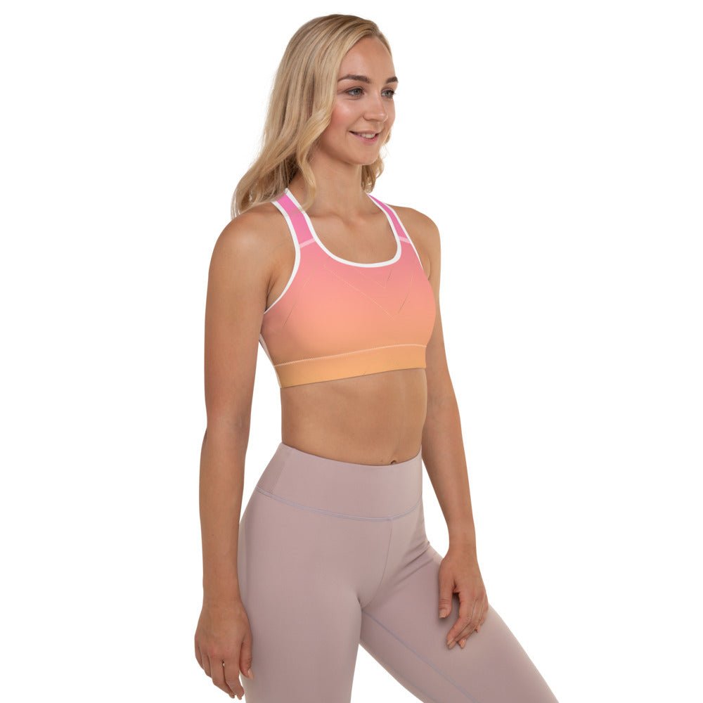 Happy Jungle Nº3 - Women Racerback Sports Bra - High Impact Workout Gym Activewear Bra - FLOWCHA FashionxBeauty