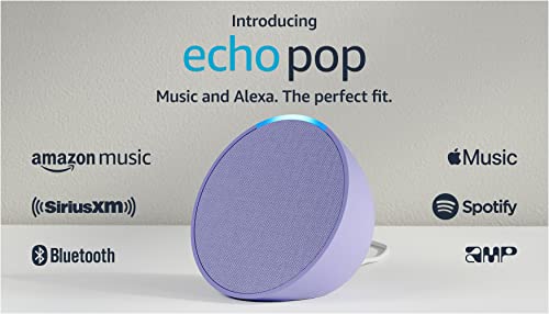 Introducing Echo Pop | Full sound compact smart speaker with Alexa | Lavender Bloom - FLOWCHA FashionxBeauty