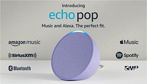 Introducing Echo Pop | Full sound compact smart speaker with Alexa | Lavender Bloom - FLOWCHA FashionxBeauty