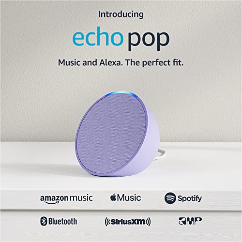 Introducing Echo Pop | Full sound compact smart speaker with Alexa | Lavender Bloom - FLOWCHA FashionxBeauty