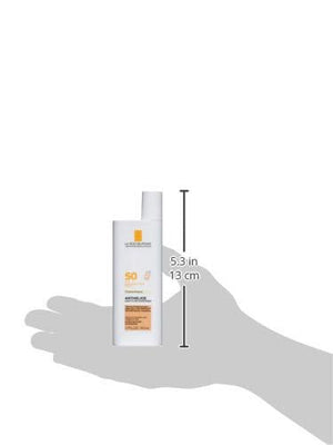La Roche-Posay Anthelios Mineralized Tinted Sunscreen SPF 50, Ultra-Light Fluid Broad Spectrum SPF 50, Oil-Free - FLOWCHA FashionxBeauty