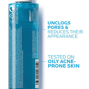 La Roche-Posay Effaclar Astringent Face Toner for Oily Skin, with Exfoliating LHAs to Minimize Appearance of Pores - FLOWCHA FashionxBeauty