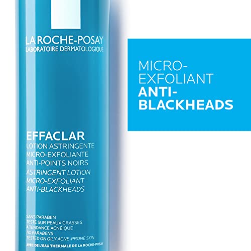 La Roche-Posay Effaclar Astringent Face Toner for Oily Skin, with Exfoliating LHAs to Minimize Appearance of Pores - FLOWCHA FashionxBeauty