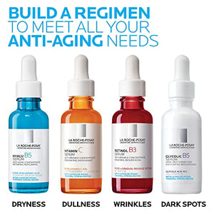 La Roche-Posay Pure Vitamin C Anti Wrinkle Face Serum with Hyaluronic Acid & Salicylic Acid - FLOWCHA FashionxBeauty
