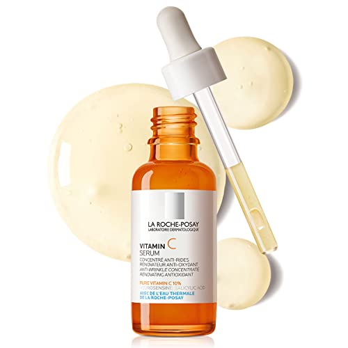 La Roche-Posay Pure Vitamin C Anti Wrinkle Face Serum with Hyaluronic Acid & Salicylic Acid - FLOWCHA FashionxBeauty