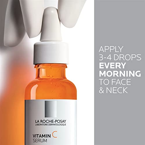 La Roche-Posay Pure Vitamin C Anti Wrinkle Face Serum with Hyaluronic Acid & Salicylic Acid - FLOWCHA FashionxBeauty