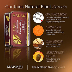 Makari Exclusive Active Intense Exfoliating Soap (7oz) - FLOWCHA FashionxBeauty