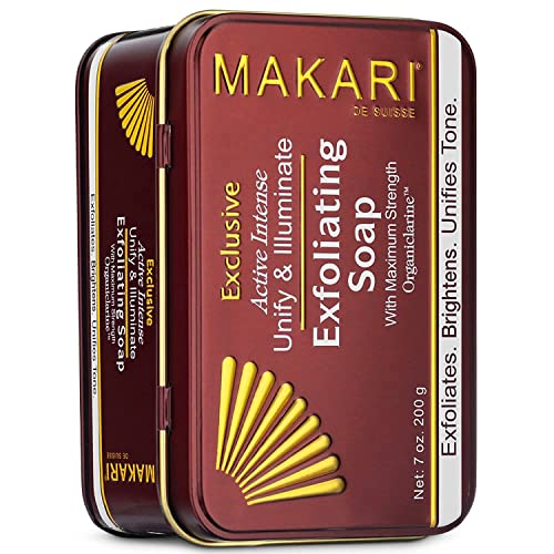Makari Exclusive Active Intense Exfoliating Soap (7oz) - FLOWCHA FashionxBeauty