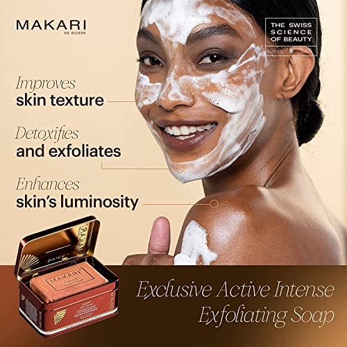 Makari Exclusive Active Intense Exfoliating Soap (7oz) - FLOWCHA FashionxBeauty