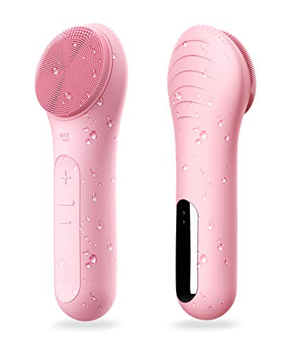Sonic Waterproof Facial Cleansing Brush, Gentle Exfoliating | Massaging, Rechargeable Silicone. - FLOWCHA FashionxBeauty