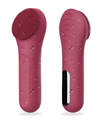Sonic Waterproof Facial Cleansing Brush, Gentle Exfoliating | Massaging, Rechargeable Silicone. - FLOWCHA FashionxBeauty