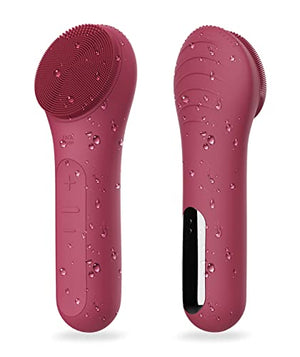 Sonic Waterproof Facial Cleansing Brush, Gentle Exfoliating | Massaging, Rechargeable Silicone. - FLOWCHA FashionxBeauty