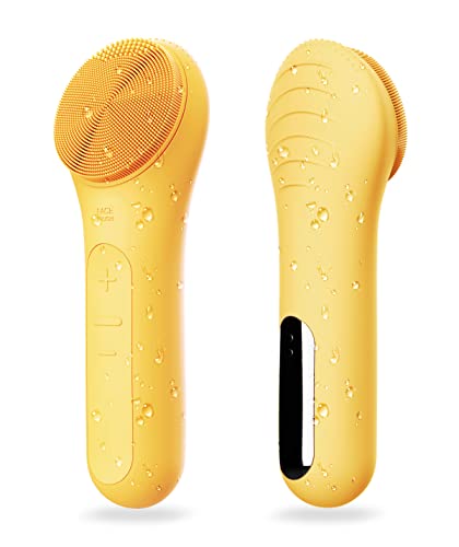 Sonic Waterproof Facial Cleansing Brush, Gentle Exfoliating | Massaging, Rechargeable Silicone. - FLOWCHA FashionxBeauty