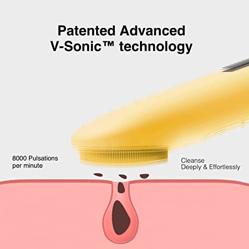 Sonic Waterproof Facial Cleansing Brush, Gentle Exfoliating | Massaging, Rechargeable Silicone. - FLOWCHA FashionxBeauty
