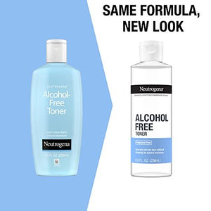 Neutrogena Alcohol-Free Gentle Daily Facial Toner, Fragrance-Free Face Toner to Tone & Refresh Skin. - FLOWCHA FashionxBeauty