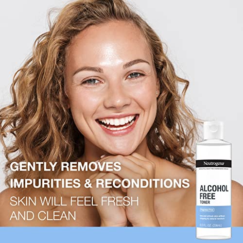 Neutrogena Alcohol-Free Gentle Daily Facial Toner, Fragrance-Free Face Toner to Tone & Refresh Skin. - FLOWCHA FashionxBeauty