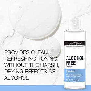 Neutrogena Alcohol-Free Gentle Daily Facial Toner, Fragrance-Free Face Toner to Tone & Refresh Skin. - FLOWCHA FashionxBeauty