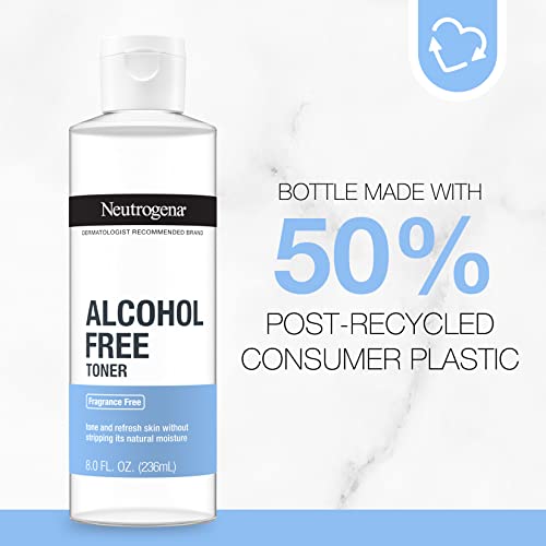 Neutrogena Alcohol-Free Gentle Daily Facial Toner, Fragrance-Free Face Toner to Tone & Refresh Skin. - FLOWCHA FashionxBeauty