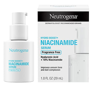 Neutrogena Hydro Boost + Niacinamide Serum for Face with Hyaluronic Acid & Vitamin B3 - FLOWCHA FashionxBeauty