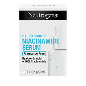 Neutrogena Hydro Boost + Niacinamide Serum for Face with Hyaluronic Acid & Vitamin B3 - FLOWCHA FashionxBeauty