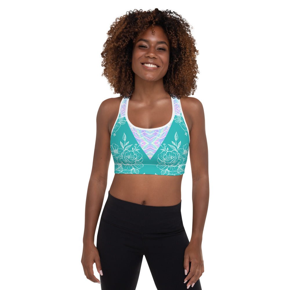Nº4 - Women Racerback Sports Bra - High Impact Workout Gym Activewear Bra - FLOWCHA FashionxBeauty