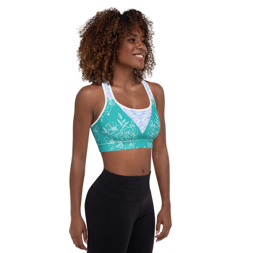 Nº4 - Women Racerback Sports Bra - High Impact Workout Gym Activewear Bra - FLOWCHA FashionxBeauty