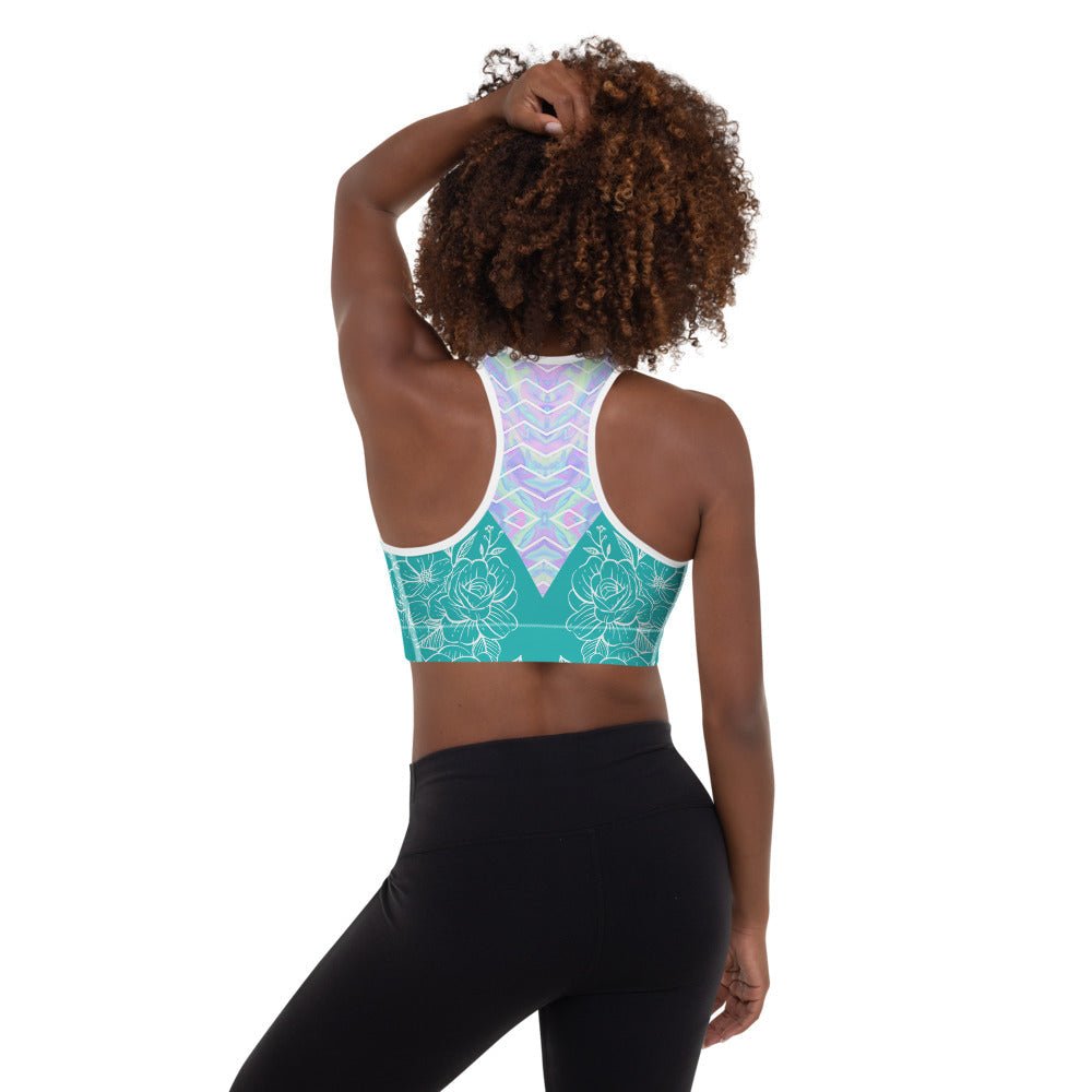 Nº4 - Women Racerback Sports Bra - High Impact Workout Gym Activewear Bra - FLOWCHA FashionxBeauty