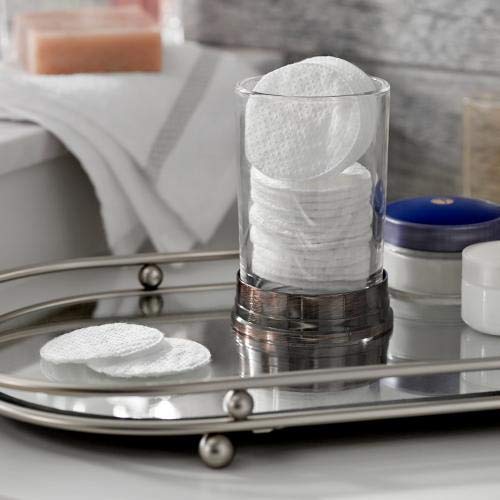 Swisspers Premium Exfoliating Rounds, 2 Distinct Raised Textured Surface, Cotton Facial Pads, 80 Count Re-closable Bag - FLOWCHA FashionxBeauty