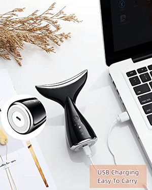 VOFEL Facial Neck & Neck Lifting Massager with 45℃ Heat & 3 Massage Modes for Wrinkles - FLOWCHA FashionxBeauty