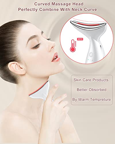 VOFEL Facial Neck & Neck Lifting Massager with 45℃ Heat & 3 Massage Modes for Wrinkles - FLOWCHA FashionxBeauty