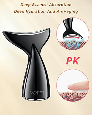 VOFEL Facial Neck & Neck Lifting Massager with 45℃ Heat & 3 Massage Modes for Wrinkles - FLOWCHA FashionxBeauty